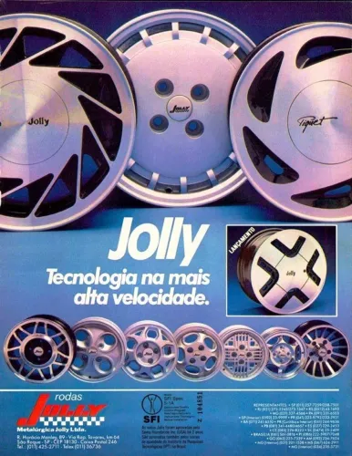 Rodas Jolly Brand Hatch anos 80/90 aro 13