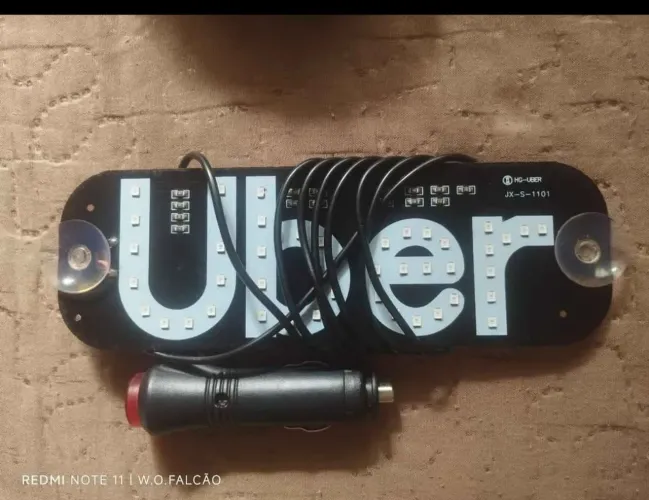 Placa Uber