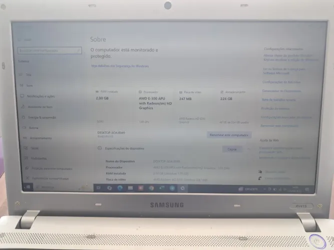 Notebook Samsung RV415