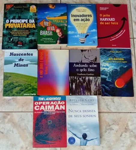 O Príncipe da Privataria/Me leva Brasil/Atlântida+7 livros(pacote)