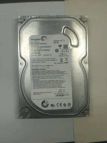 HD 500GB Seagate Pipeline 3.5" SATA - Saúde 100%