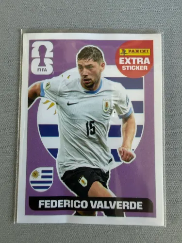 Figurinha Extra Sticker Legend Frederico Valverde 2026