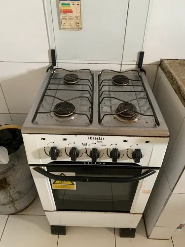 Fogão 4 Bocas de piso Braslar (usado)