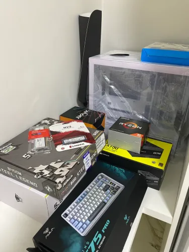 PC GAMER QUASE COMPLETO (sem placa de vídeo) com todas as peças novas