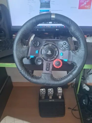 Volante g29 com pedaleira
