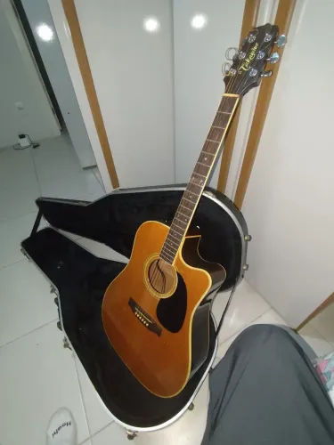 Vendo violão Takamine folk elétrico aço 