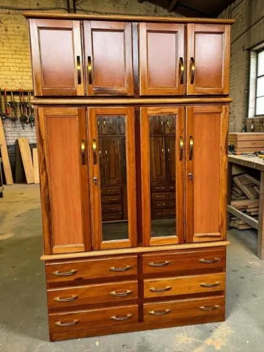 Guarda roupa novo modelo 4 portas completo