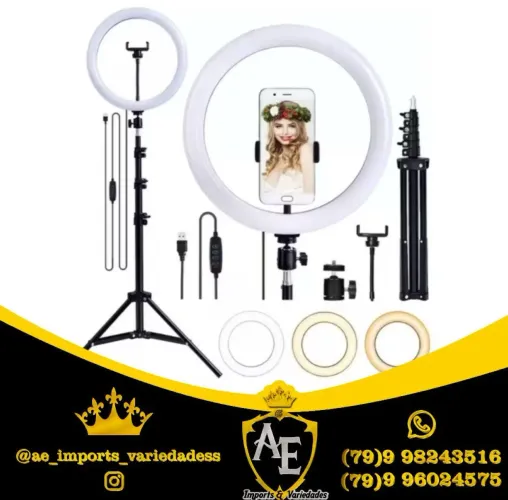Ring light 12 polegadas 2.10 altura