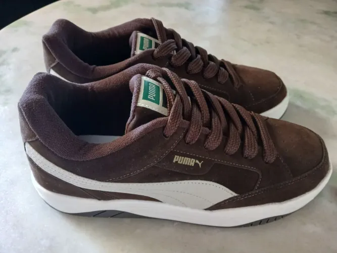 Tênis Casual Puma Marrom