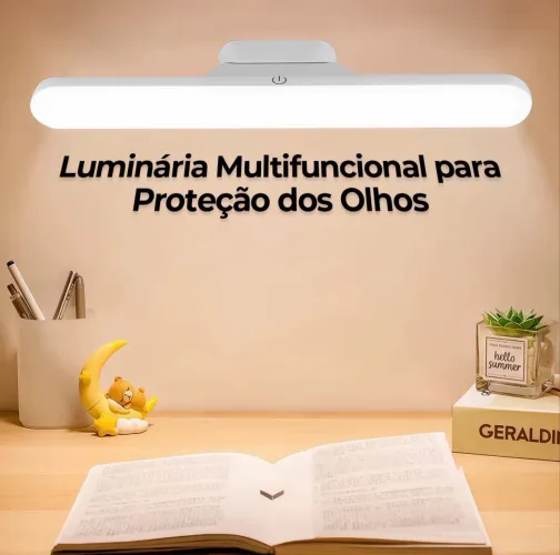 Luminária LED Multifuncional - Protege Seus Olhos + Design Moderno