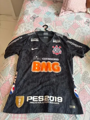 CAMISA CORINTHIANS 2018/2019 COM PATCH DA SEMI FINAL DO PAULISTAO