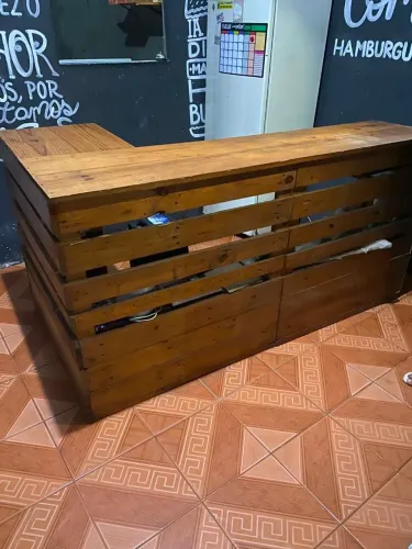 Balcão de Madeira!! Semi-novo