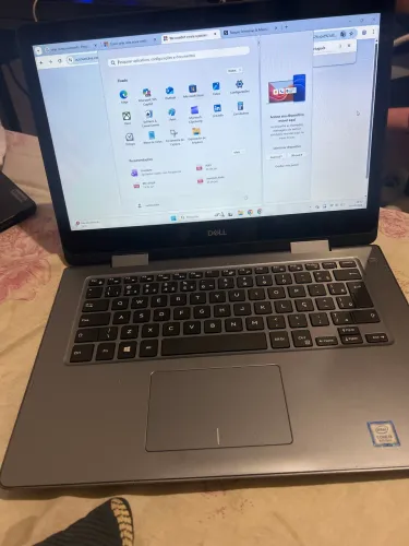 Notebook DELL touch 2 em 1 Inspirion 14 P93G - i3 12gb de ram - SSD m2 120gb