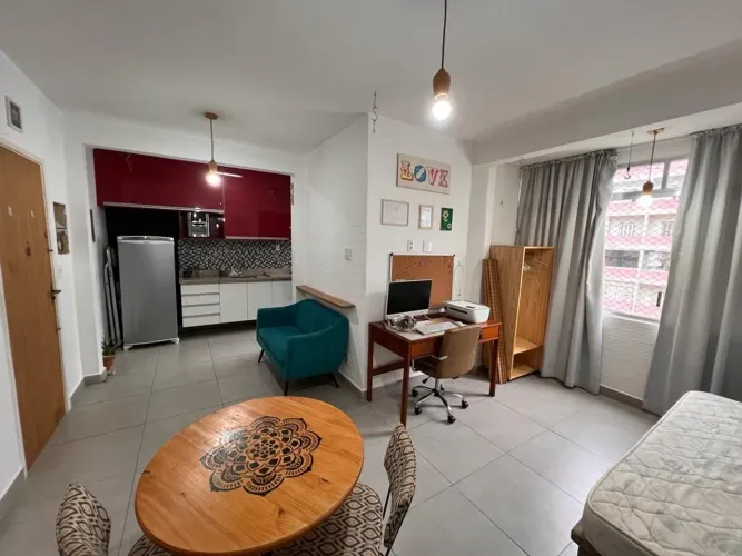 Kitnet com 1 dormitório à venda, 30 m² por R$ 335.000,00 - Embaré - Santos/SP