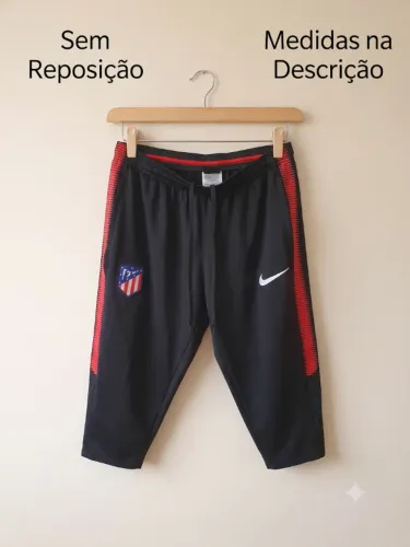 Bermuda Nike Atletico de Madrid - Dri-fit Original treino 3/4 tam m