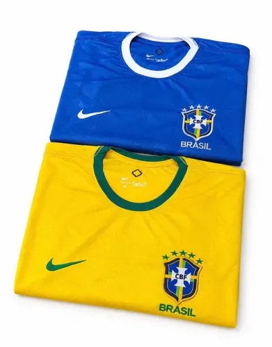 CAMISETA UNIFORME BRASIL DRY FIT 3D