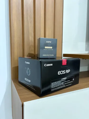 Câmera canon rp + adaptador snipiz(nova lacrada)