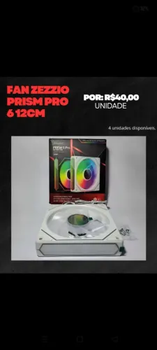 Fan Zezzio Prism 6 Pro reverse 12cm