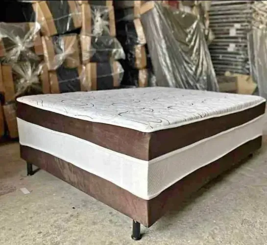 Cama Box Casal D33 (Entrega Rápida Produto Novo)