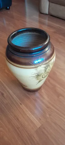 VASO DE ENFEITE SEMI NOVO.40 CM ALTURA E 30 LARGURA