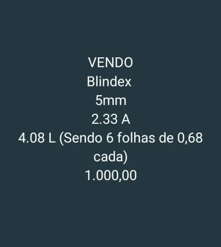 Vendo blindex