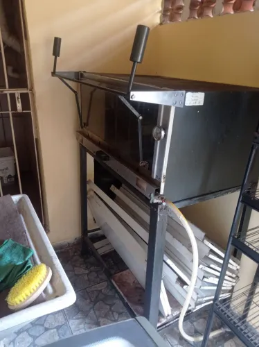 Forno industrial faltando uma pedra