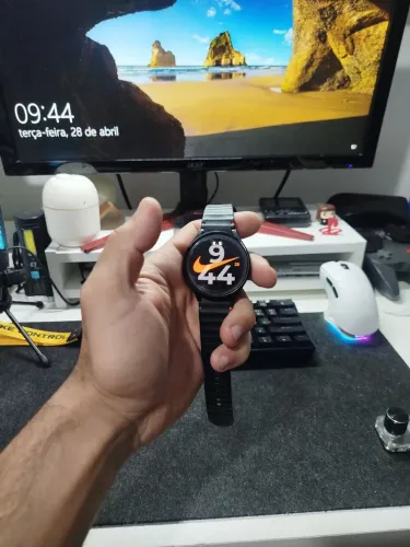 Galaxy Watch 4 44mm Samsung + Capinha + Película protetora