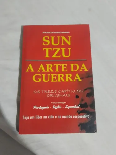 Livro Sun Tzu A Arte da Guerra Versão trilíngue