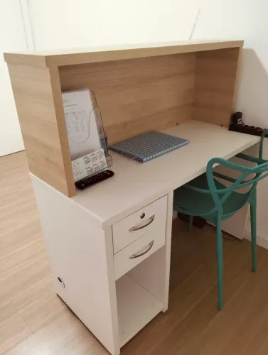 Balcão para recepção