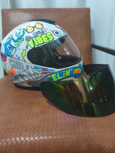 Capacete Norisk Good Vibes Raridade Novinho
