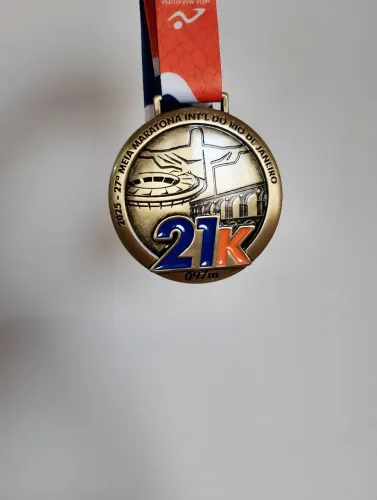 Medalha Meia Maratona - Rio 2025