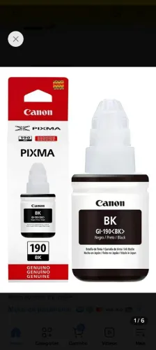 Tinta Canon g3110 preto original