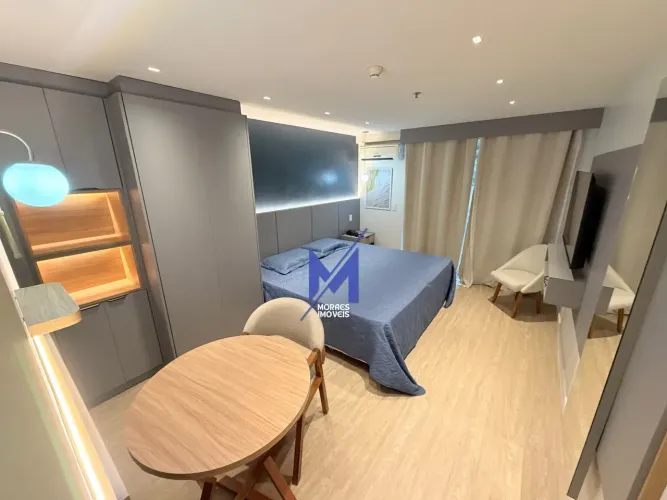 Flat Mobiliado com 1 vaga de garagem, No Mercure/Nova Iguaçu