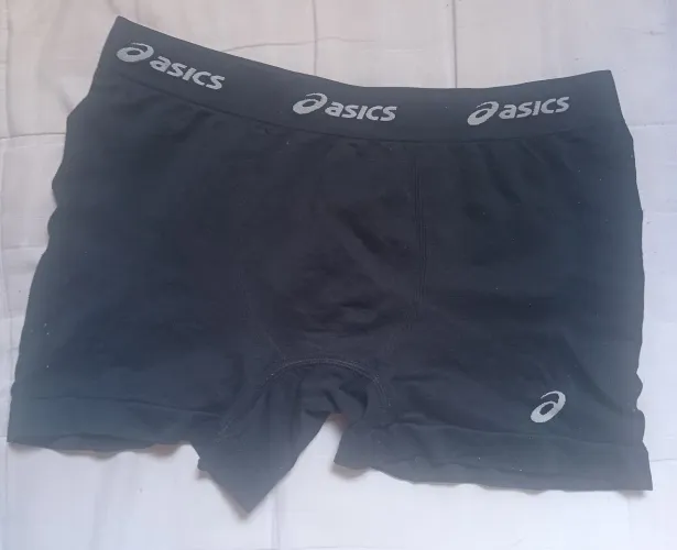 cueca asics preta masculina P