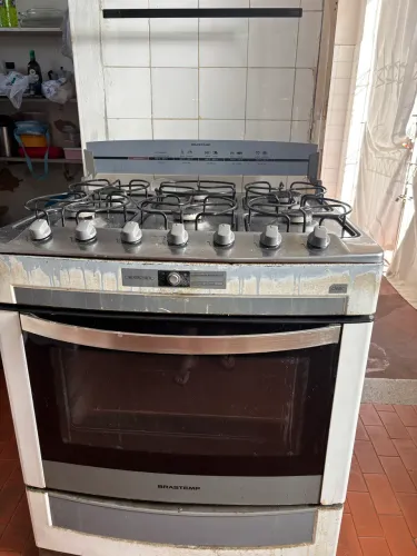 Fogão 6 bocas Brastemp