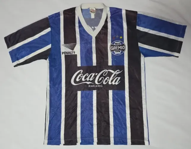 Rara Camisa De Jogo Do Grêmio 1992 Penalty Coca-cola #8 Futebol