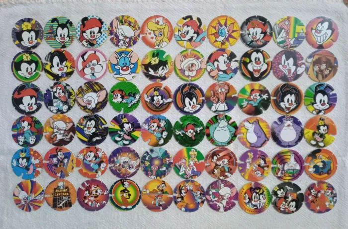 Coleção Completa Tazos Animaniacs Elma Chips