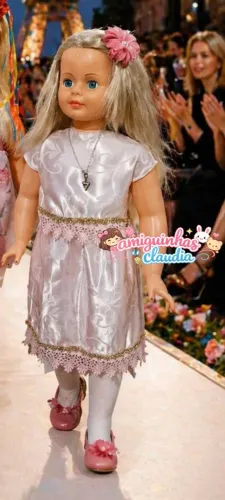 Boneca Amiguinha só estou vendendo o vestido boneca não está a venda