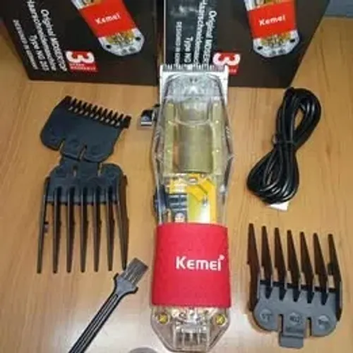 Máquina de cortar cabelo profissional transparente Km ng 203 nova pronta entrega.