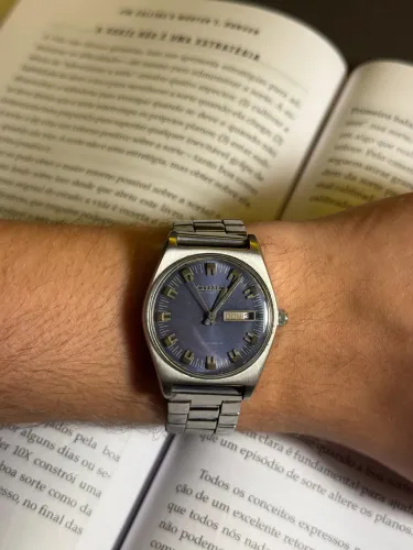 CITIZEN AUTOMÁTICO BLUE DIAL