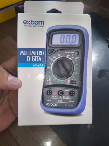 Multímetro Digital Profissional Exbom MD-200L - Novo na Caixa