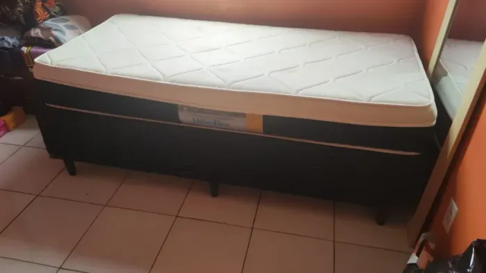 Cama Box Solteiro Umaflex 52x88x188cm Manu