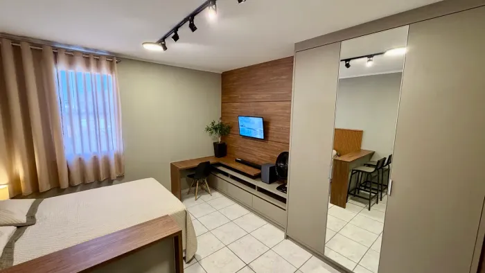 Apartamento estúdio próximo ao bosque