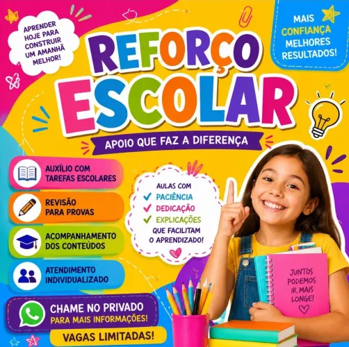 REFORÇO ESCOLAR!