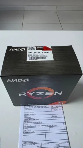 PROCESSADOR RYZEN 5 5500 NOVO GARANTIA DE 1 ANO