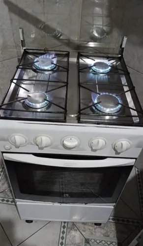 Fogão gás 4 bocas branco