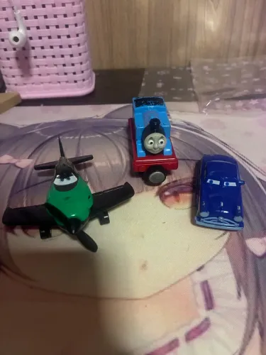 kit thomas o trem, carro e avião oficial disney