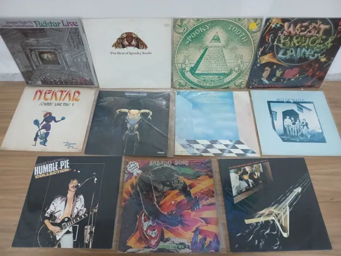 Disco vinil Traffic Nektar Wishibone Eagles Humble Pie
