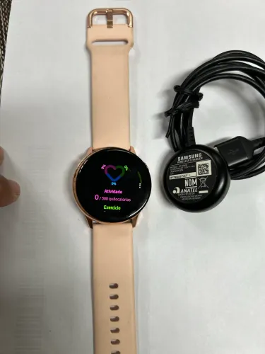 smartwatch samsung galaxy watch active 4gb bluetooth touchscreen rosa