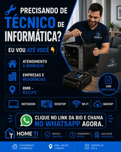PRECISANDO DE TÉCNICO DE INFORMÁTICA?